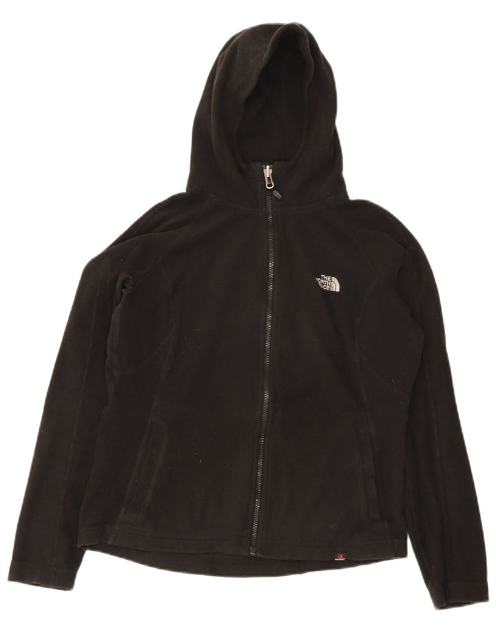 The North Face Veste polaire à capuche pour femme UK 12 Medium Noir Polyester