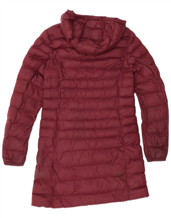 Mountain Warehouse Veste rembourrée à capuche pour femme UK 12 Medium Bordeaux Nylon