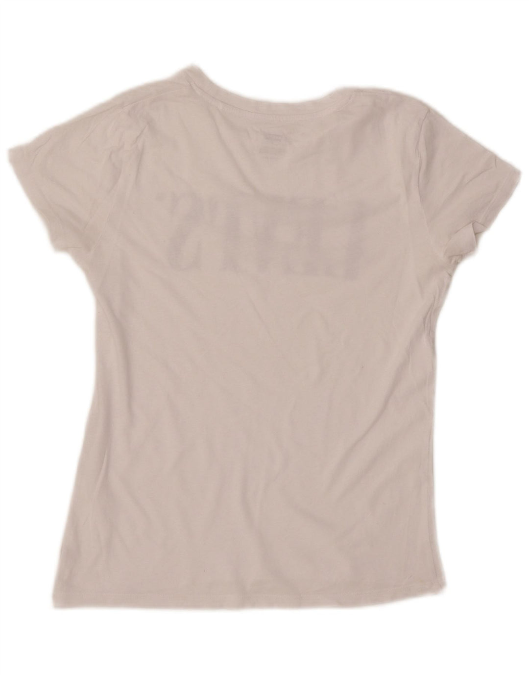 LEVI'S T-shirt graphique pour femme UK 10 Small Blanc