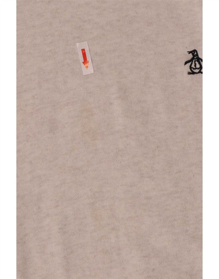 Penguin Pull col bateau pour homme 2XL Gris Coton
