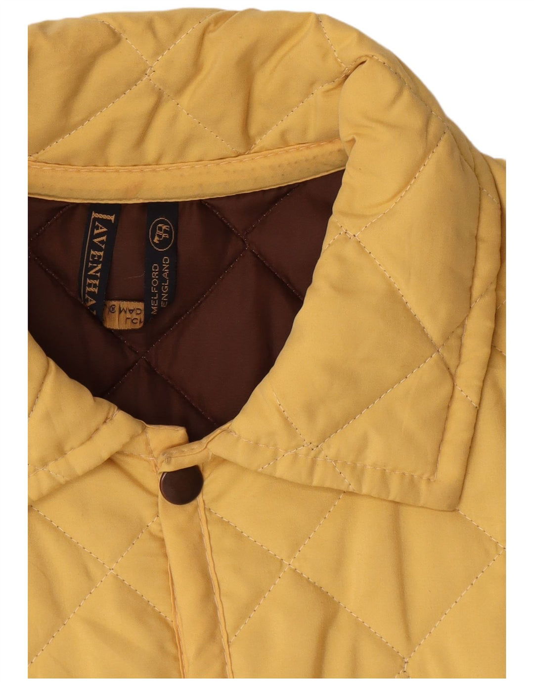 Lavenham Veste matelassée pour homme UK 38 Polyester jaune moyen