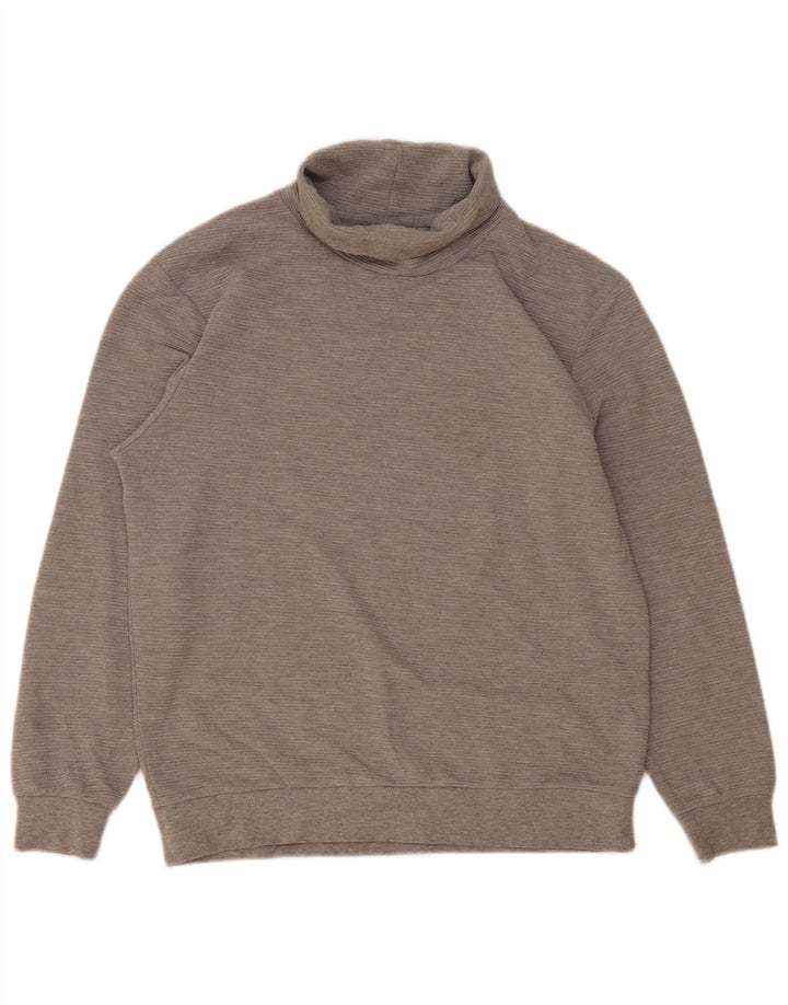 Zara Pull col roulé homme grand gris polyester