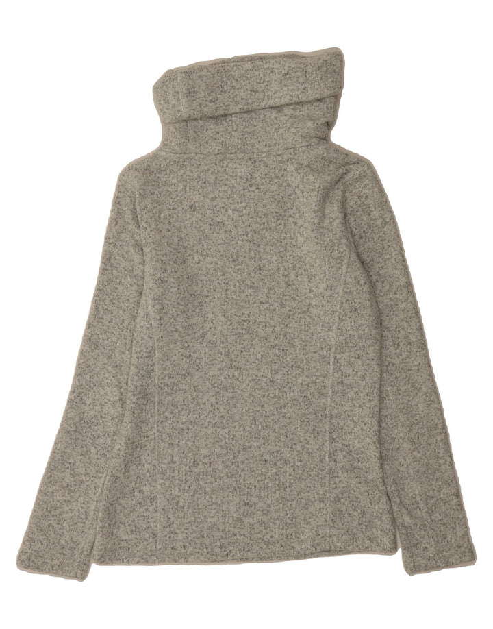 MOUNTAIN WAREHOUSE Womens Roll Neck Jumper Sweater UK 10 Small  Grey Vintage Mountain Warehouse and Second-Hand Mountain Warehouse from Messina Hembry 