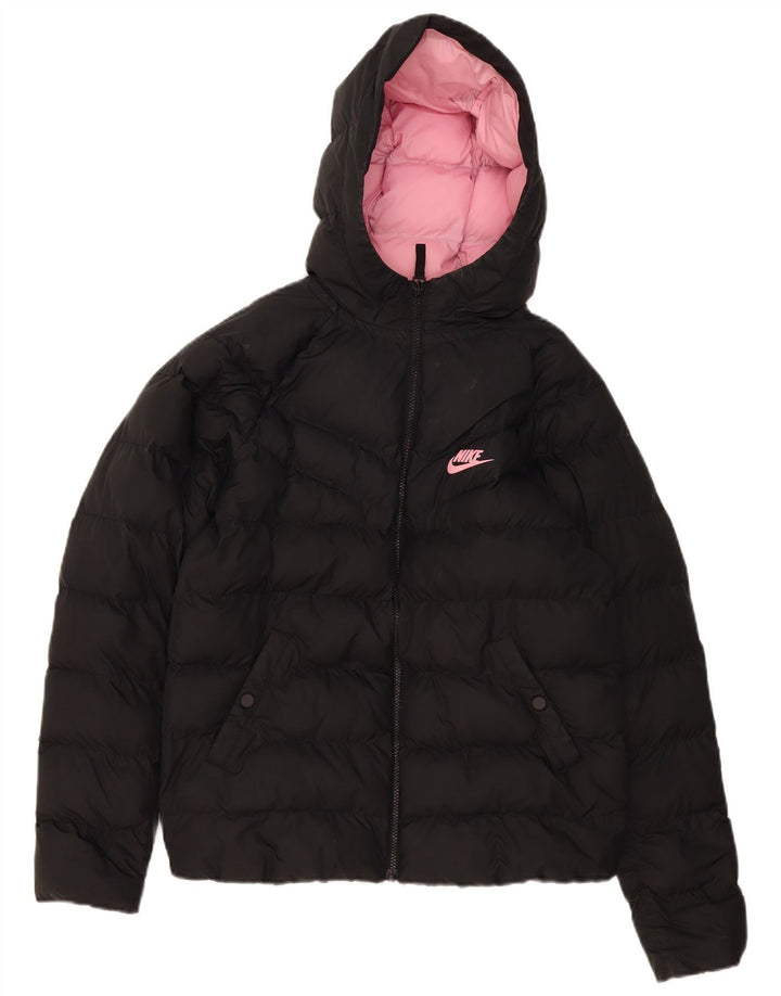 Veste matelassée à capuche Nike Fille 13-14 ans XL Noir Polyester