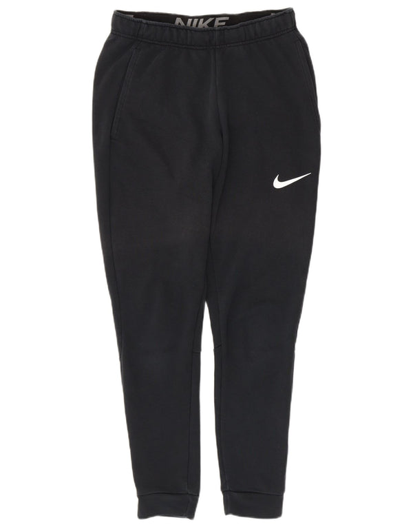 Nike Pantalon de survêtement Dri Fit pour homme en coton noir Taille S