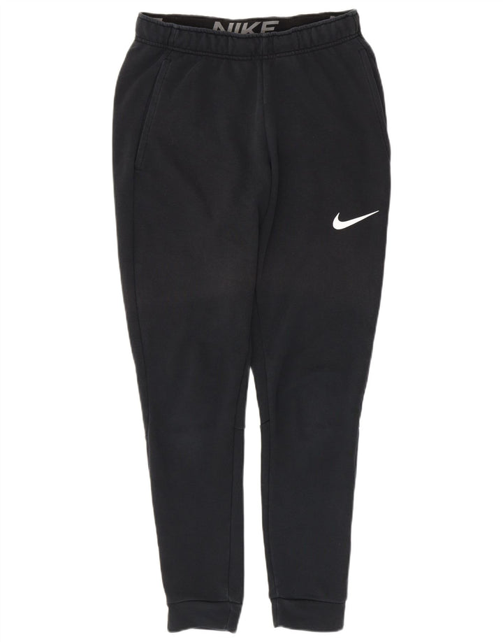 Nike Pantalon de survêtement Dri Fit pour homme en coton noir Taille S