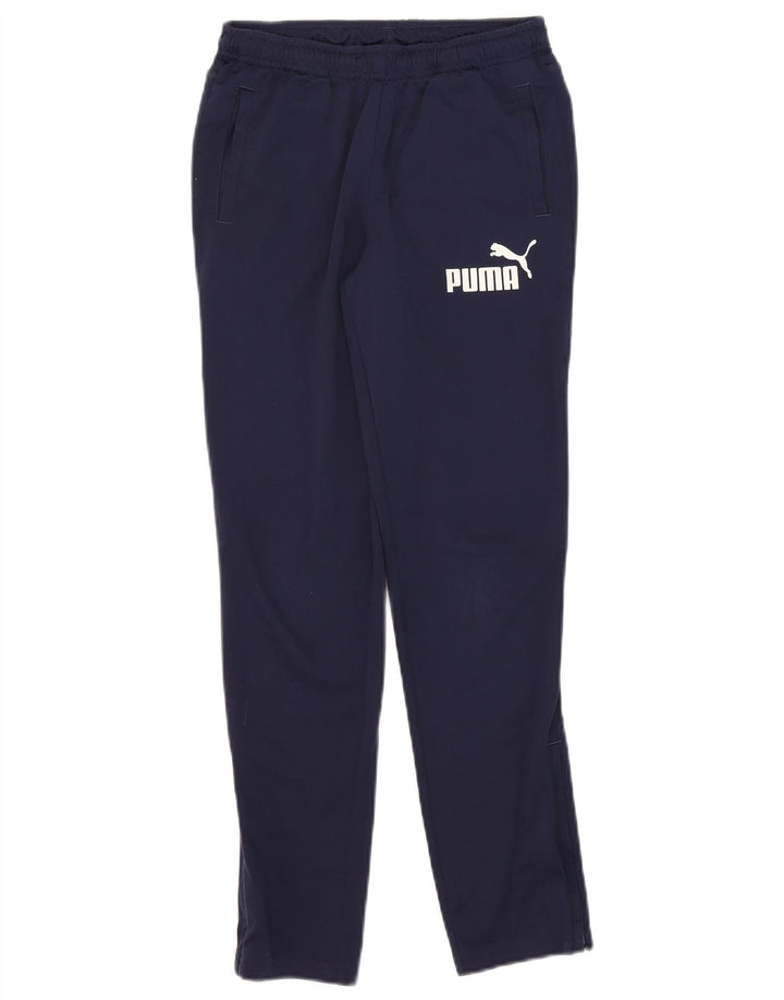 Puma Pantalon de Survêtement Graphique Garçon 11-12 ans Bleu Marine Polyester