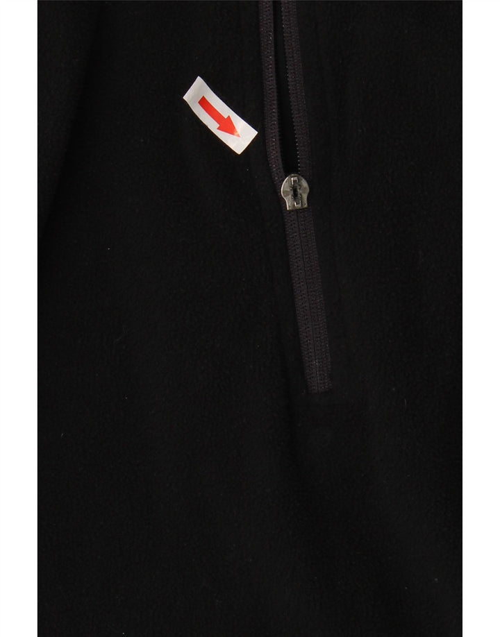 Umbro Pull Polaire à Col Zippé Homme Noir Moyen Polyester