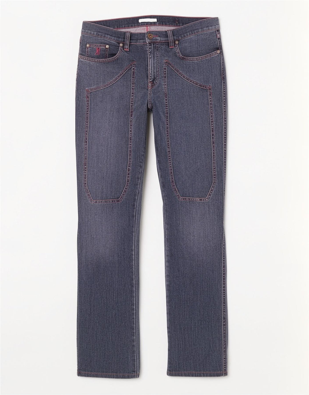Jeckerson Jean Slim Femme W34 L30 Bleu Coton