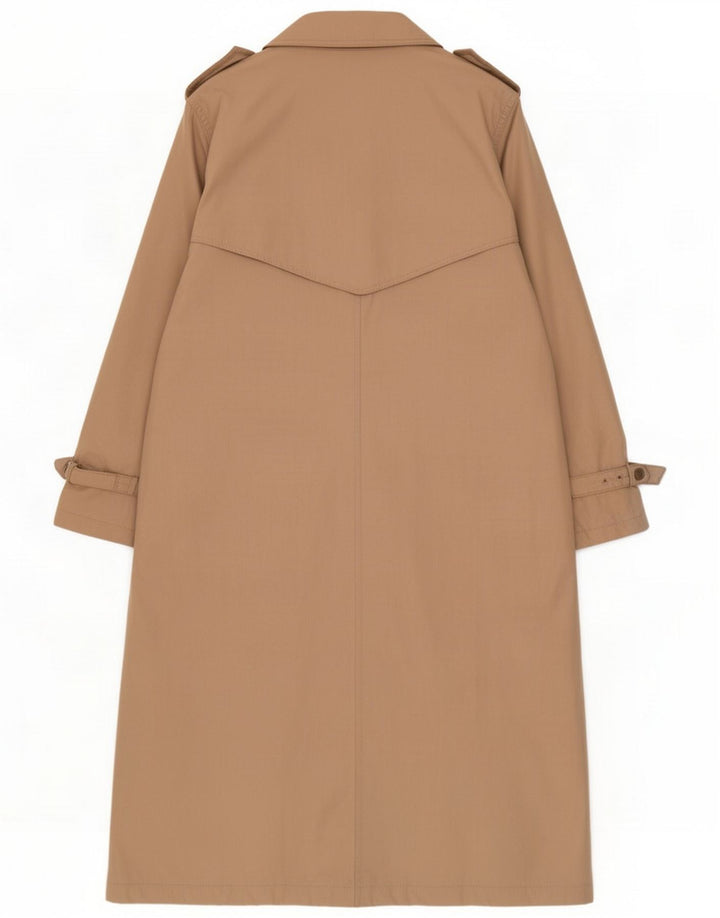 Trench oversize femme vintage EU 40 Polyester beige moyen