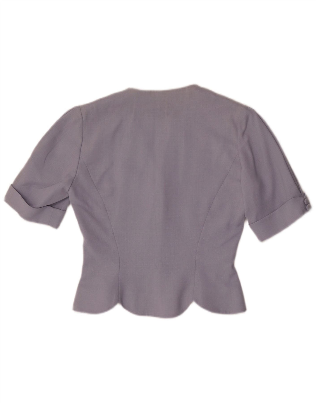 Laura Ashley Veste blazer à 3 boutons à manches courtes pour femme UK 10 Petit Violet