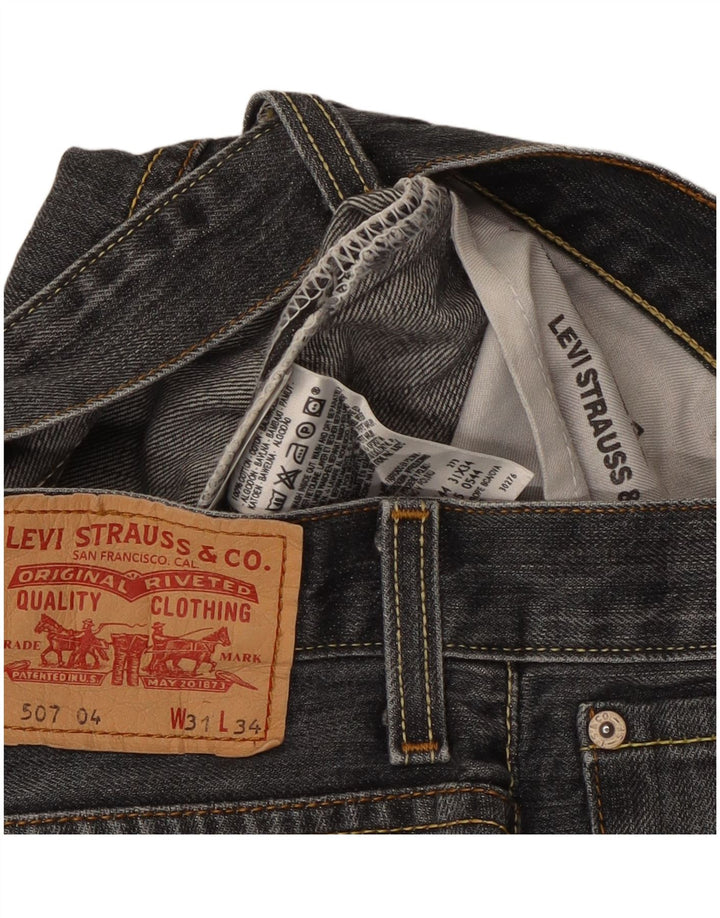 Levi's Jean 507 Bootcut Homme Noir Coton