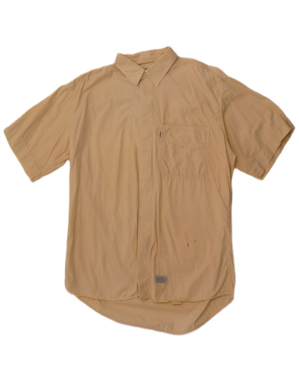 LEVI'S Chemise à Manches Courtes Homme Beige Moyen Coton
