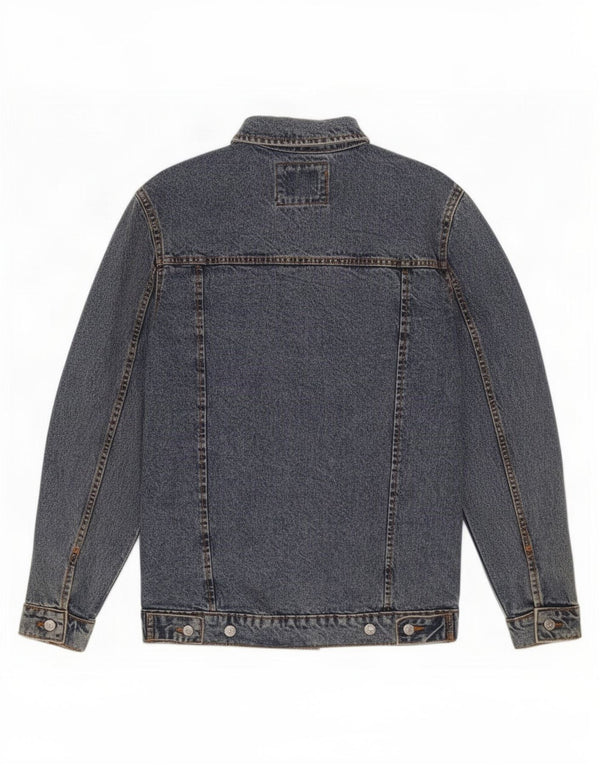 Zara Veste en jean pour homme UK 36 Petit coton bleu