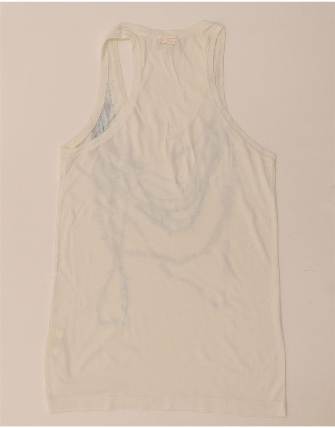 Diesel Débardeur Femme UK 10 Petit Coton Blanc
