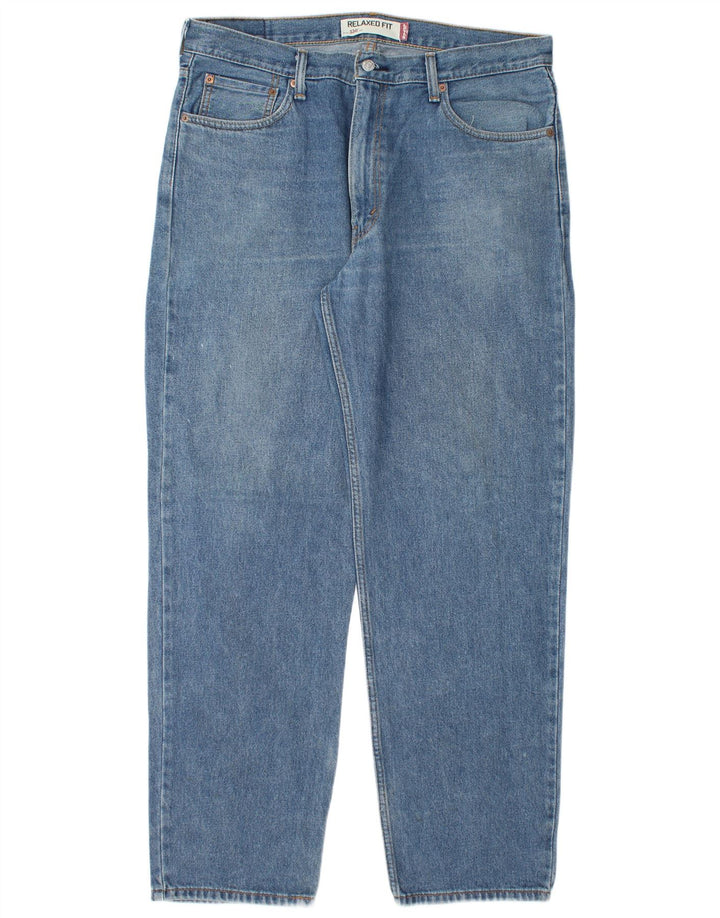 LEVI'S Jean droit 550 coupe décontractée W36 L32 homme bleu coton