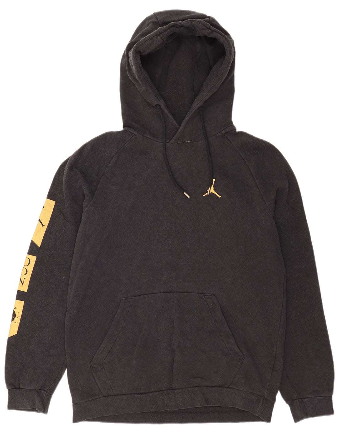 Jordan Pull à capuche graphique pour homme en coton noir moyen