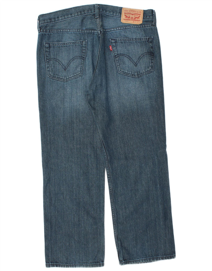 LEVI'S Jean Droit 506 Homme W36 L28 Bleu Coton