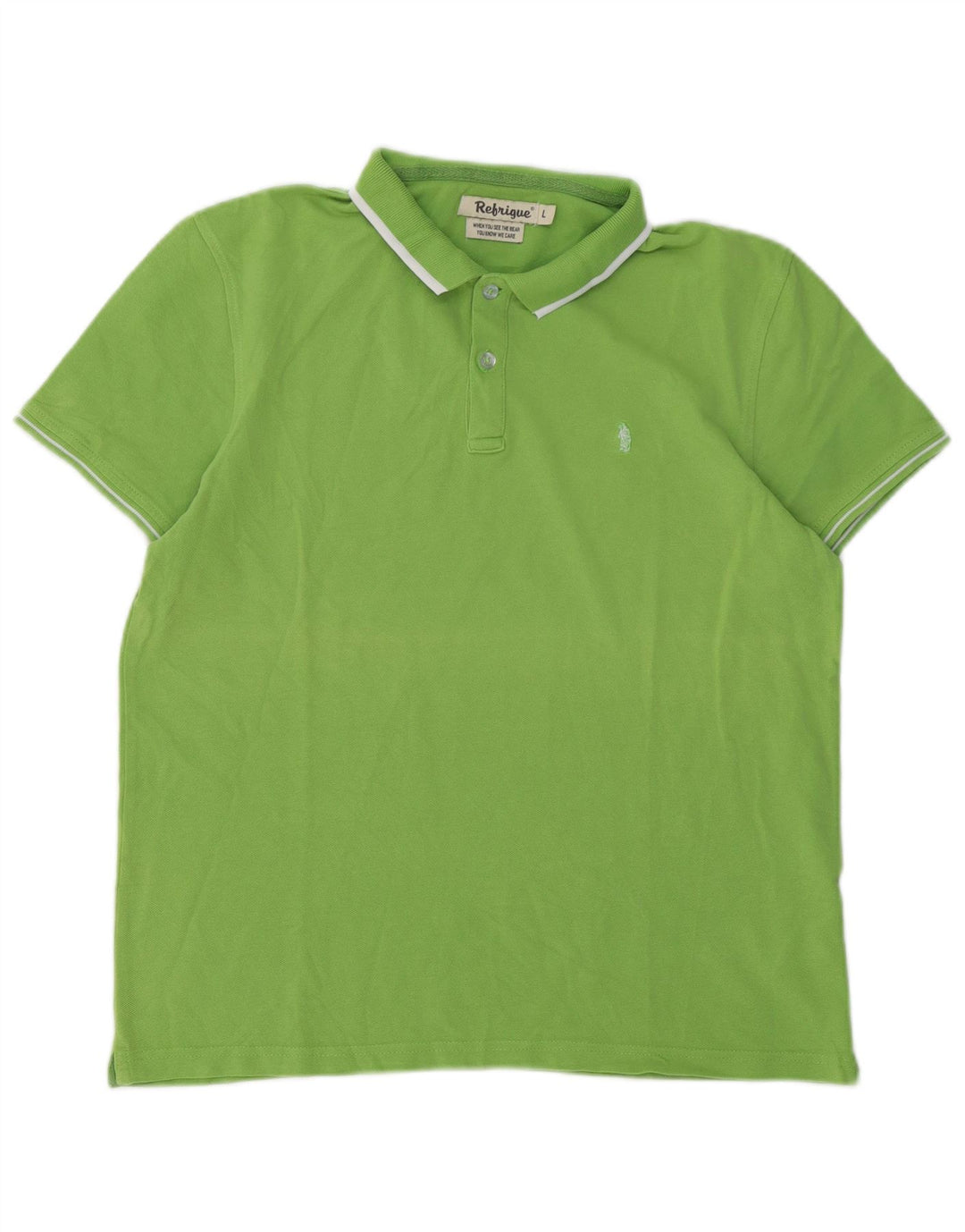 Refrigiwear Polo Homme Grand Coton Vert
