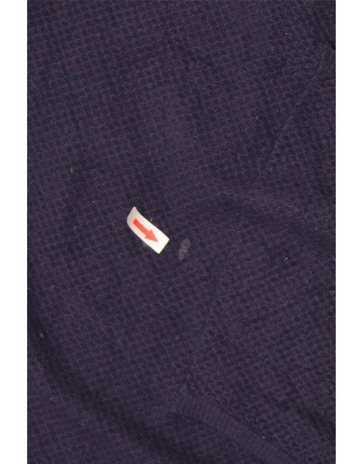 Marks & Spencer Pull à capuche pour femme UK 14 Bleu marine moyen Viscose