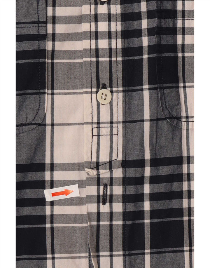Zara Chemise Homme Bleu Moyen Plaid