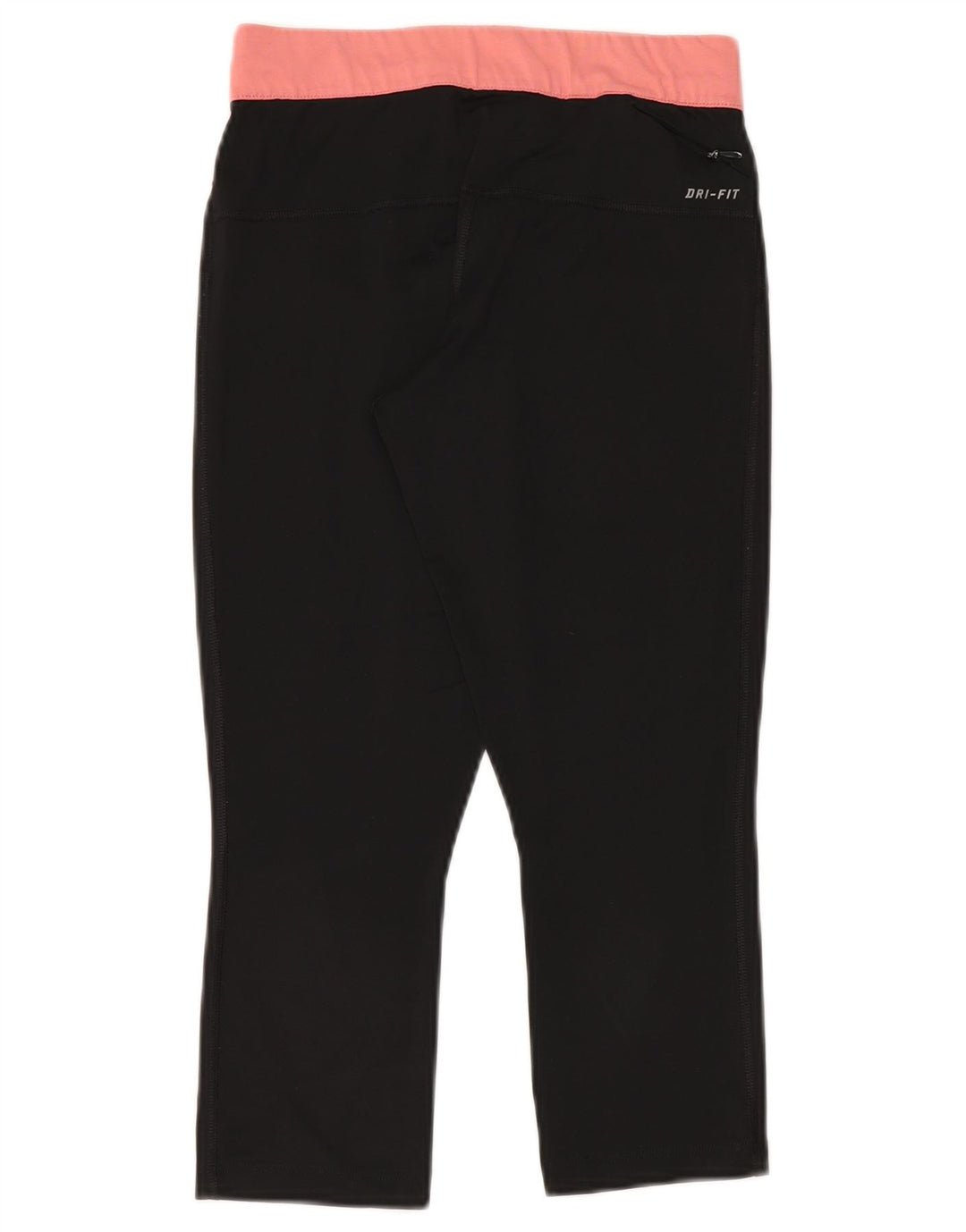 Nike Legging Capri Dri Fit pour femme UK 10 Petit Noir Polyester