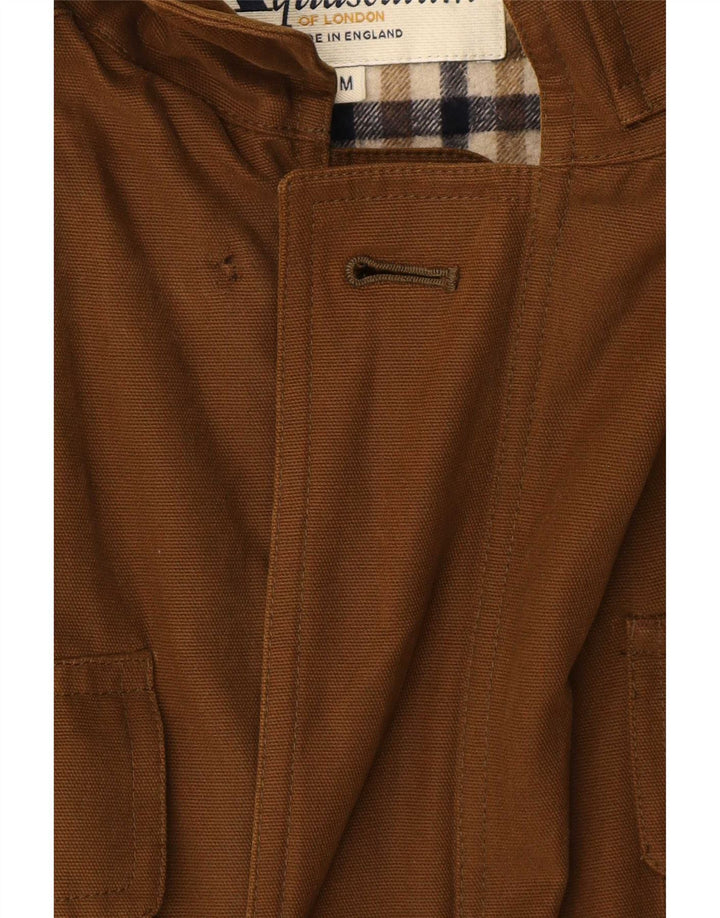 Aquascutum Veste utilitaire pour homme UK 38 Coton marron moyen