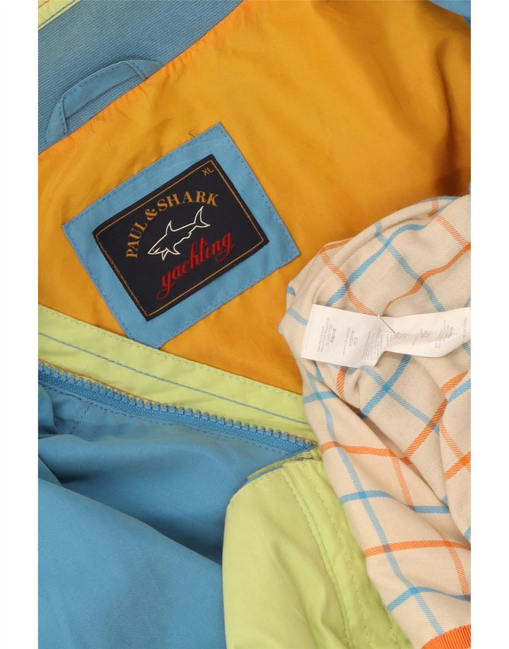 Paul & Shark Veste Bomber Homme UK 42 XL Bleu Polyester