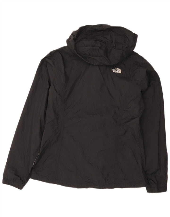The North Face Veste de pluie à capuche pour femme UK 14 Medium Black Nylon