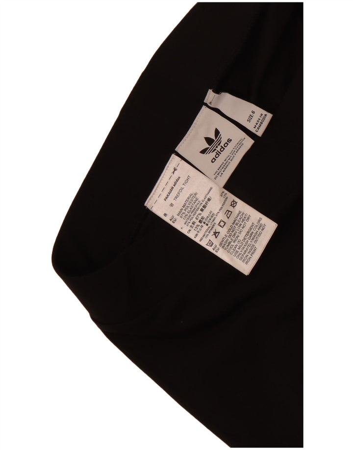 Adidas Leggings Femme UK 6 XS Noir Polyester
