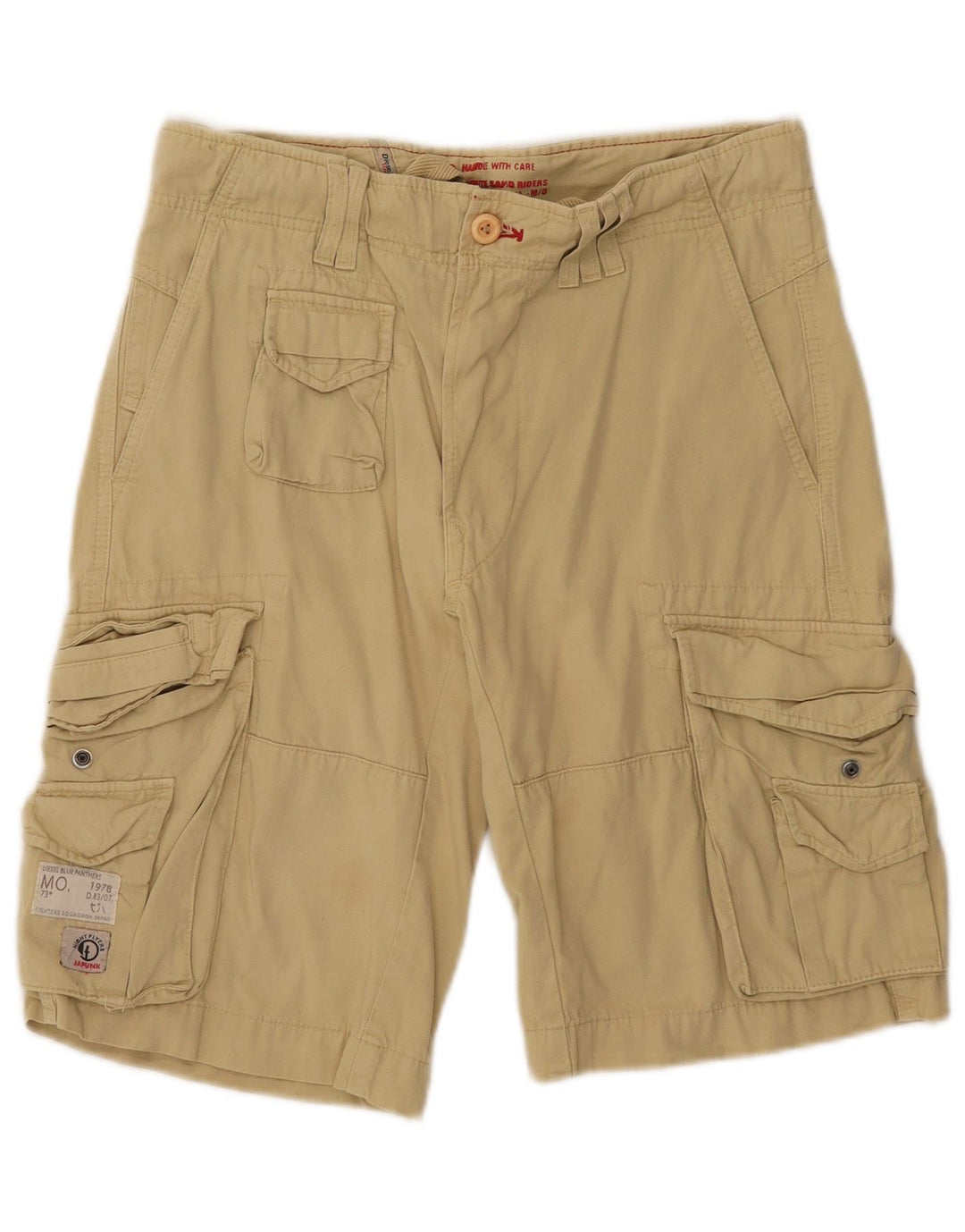 DIESEL Short Cargo Homme W28 Petit Coton Beige
