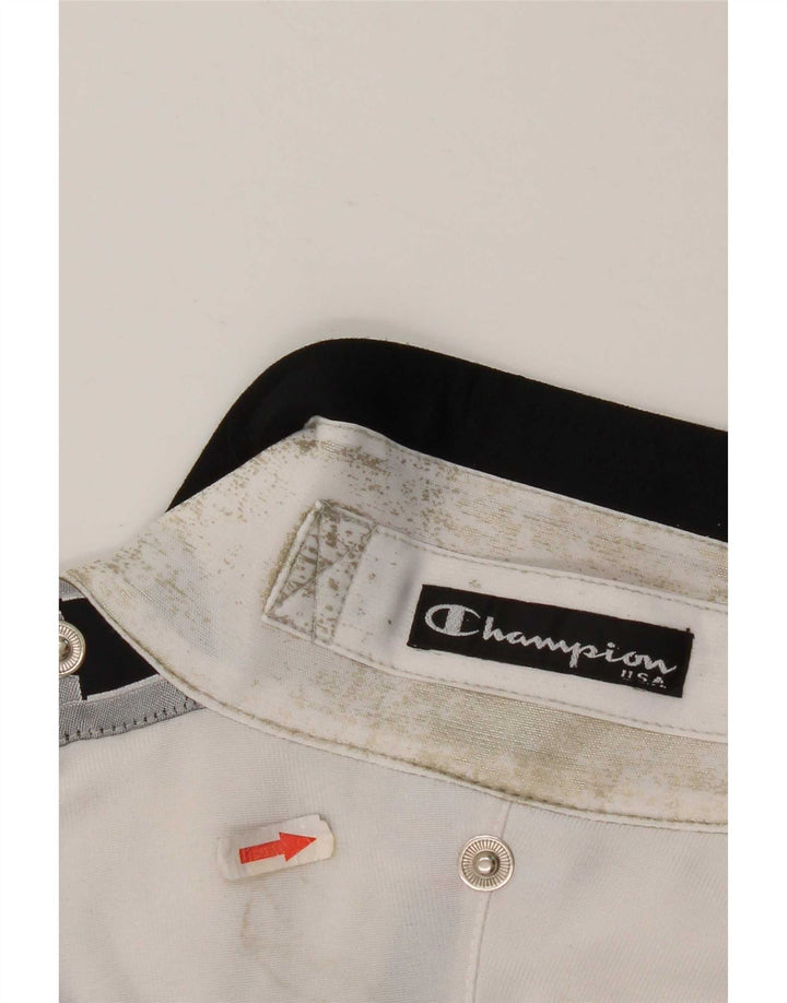 Champion Veste de Survêtement Graphique pour Homme Grand Noir Colorblock