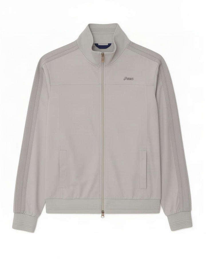 Asics Veste de survêtement pour homme Taille L Gris