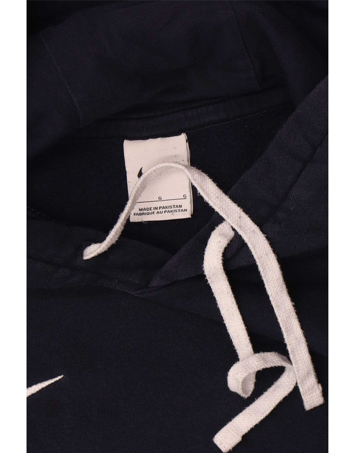 Nike Pull à capuche pour homme en coton bleu marine Taille L
