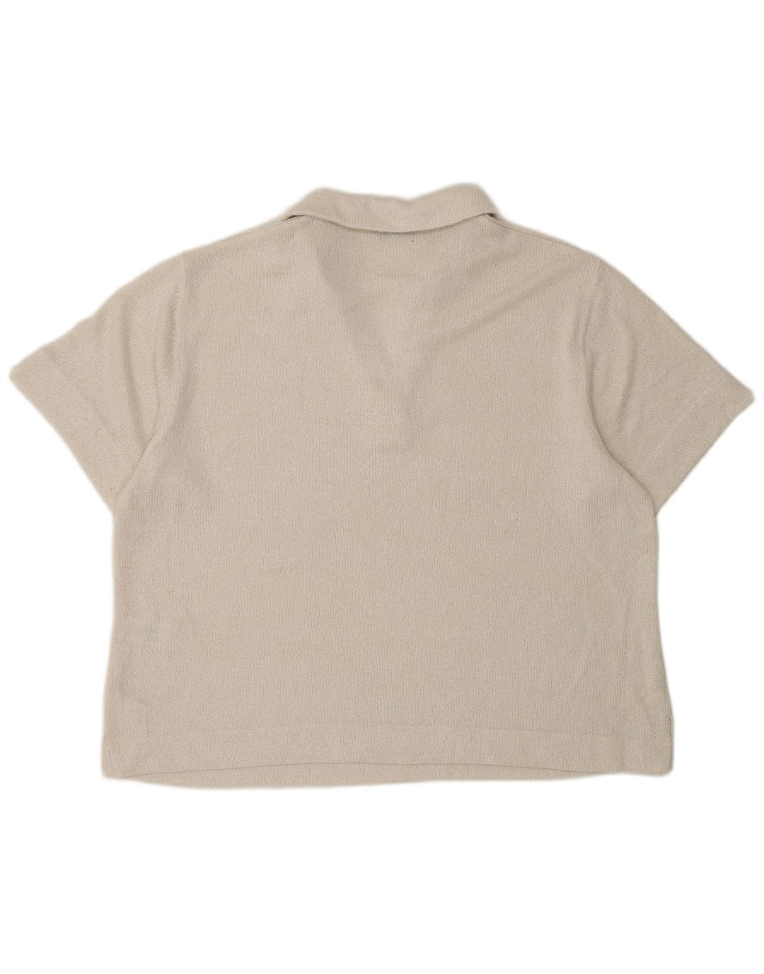 Marks & Spencer Polo Femme UK 16 Large Blanc Cassé Polyester