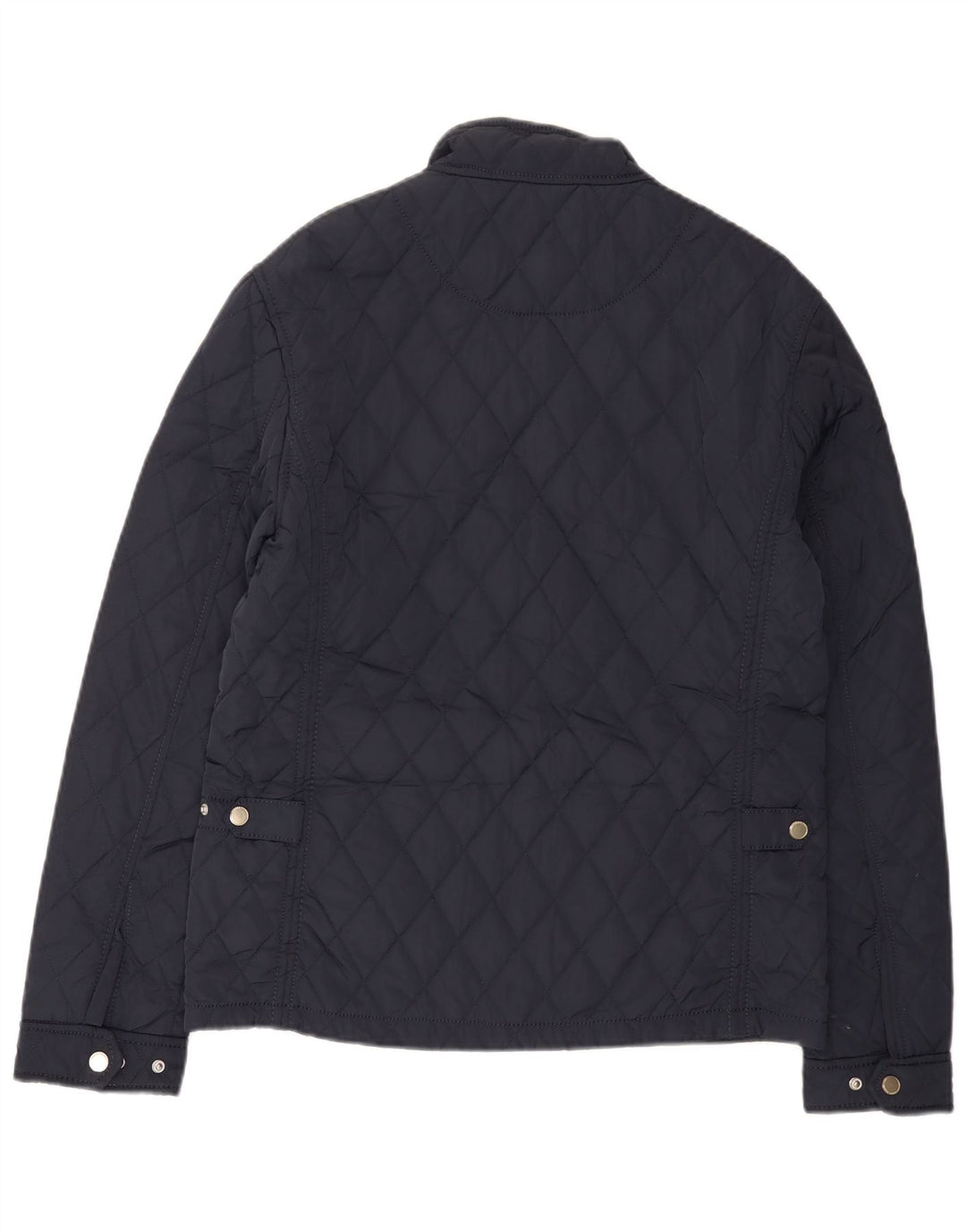Zara Veste matelassée pour homme UK 40 Large Bleu Marine Polyester