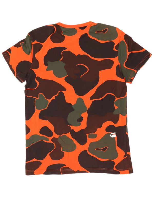 G-Star Homme Graphic T-Shirt Top Large Multicolore Camouflage Coton