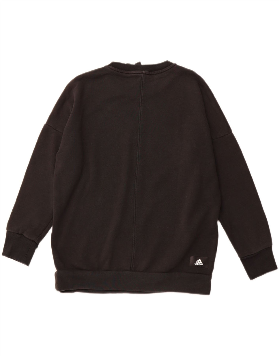 ADIDAS Pull-over surdimensionné Primegreen pour femme UK 8/10 Petit Noir