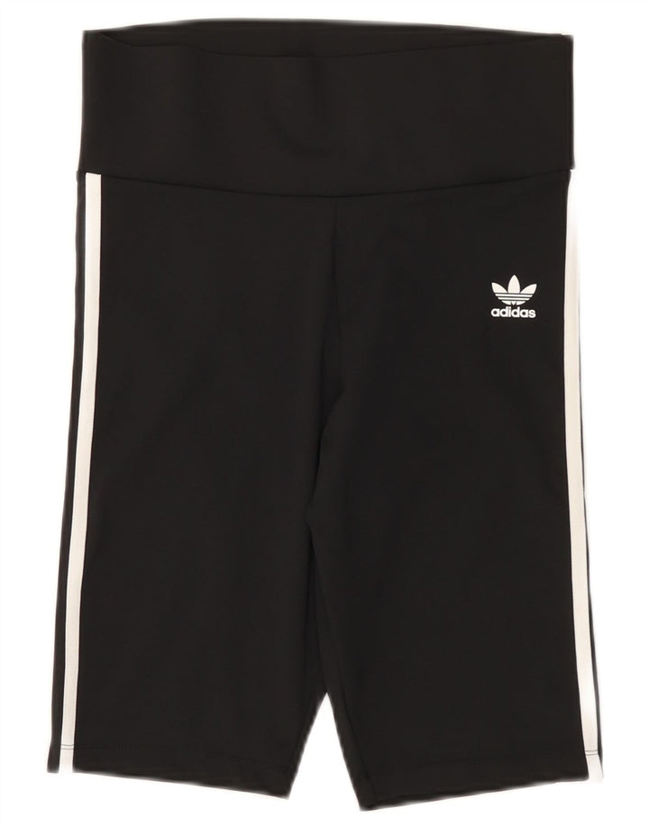 ADIDAS Short de sport pour femme UK 12 Medium Noir Polyester