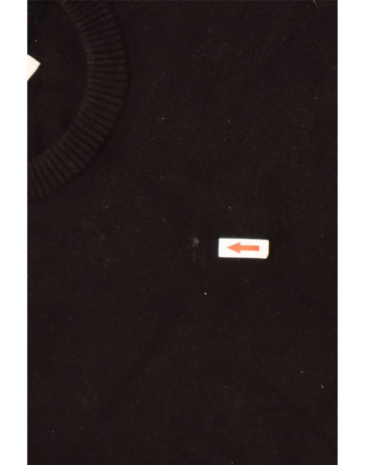 Zara Pull Col Rond Homme Noir Moyen Viscose