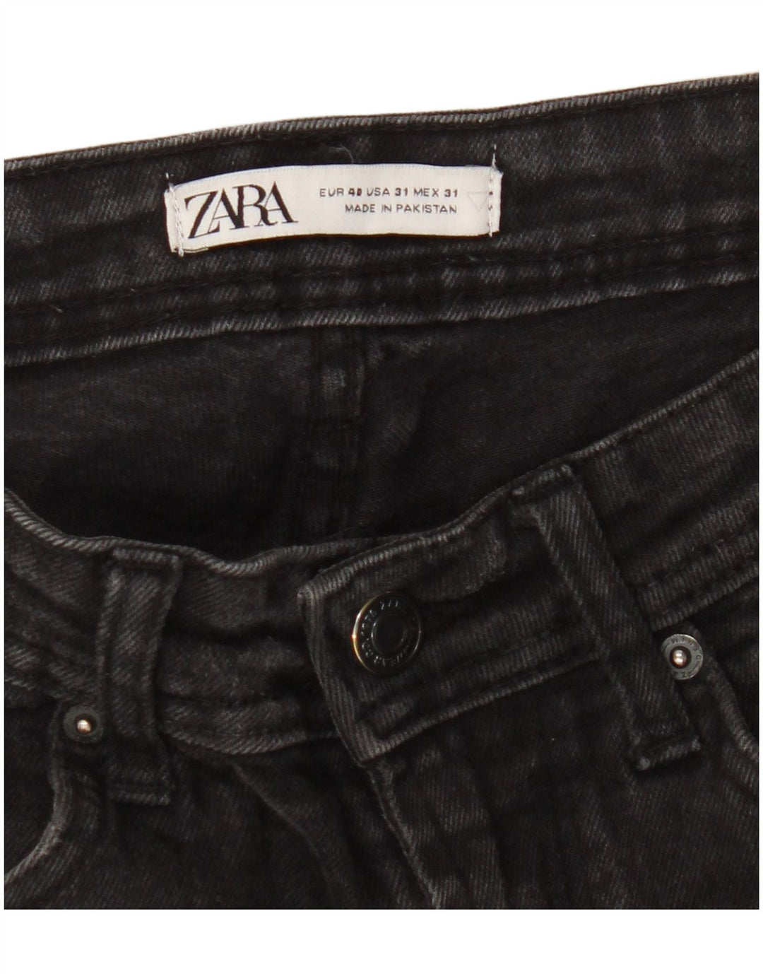 Zara Jean skinny pour homme EU 40 Medium W31 L29 Noir