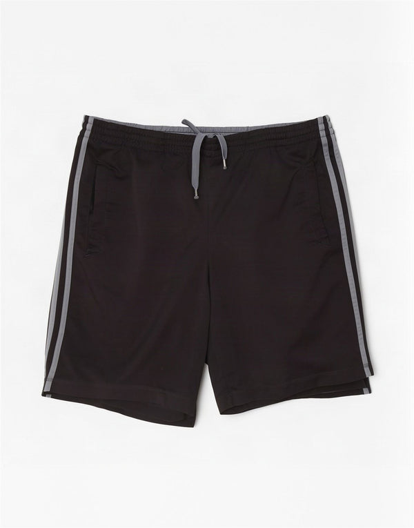 Adidas Short de sport pour homme Large Noir Colorblock Polyester