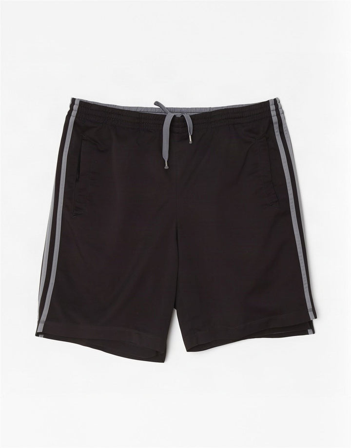 Adidas Short de sport pour homme Large Noir Colorblock Polyester