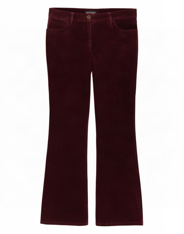 Marks & Spencer Pantalon bootcut en velours côtelé pour femme UK 10 Small W28 L31 Violet