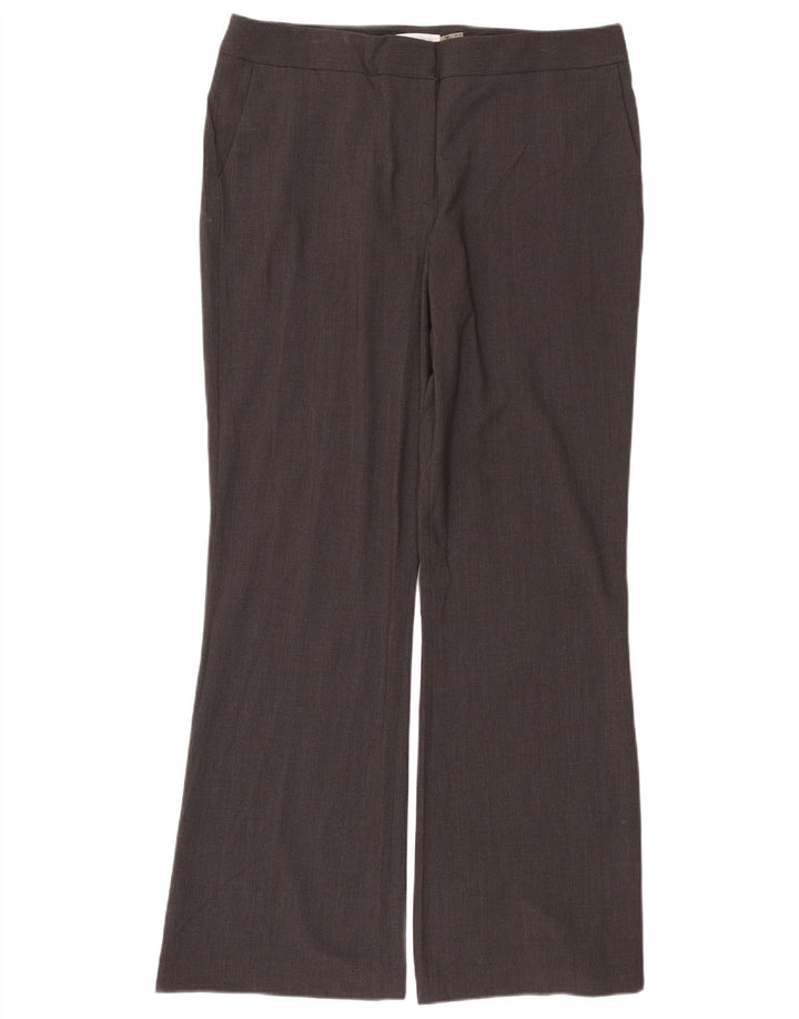 Calvin Klein Pantalon de costume bootcut pour femme US 16 XL W38 L32 Gris Polyester