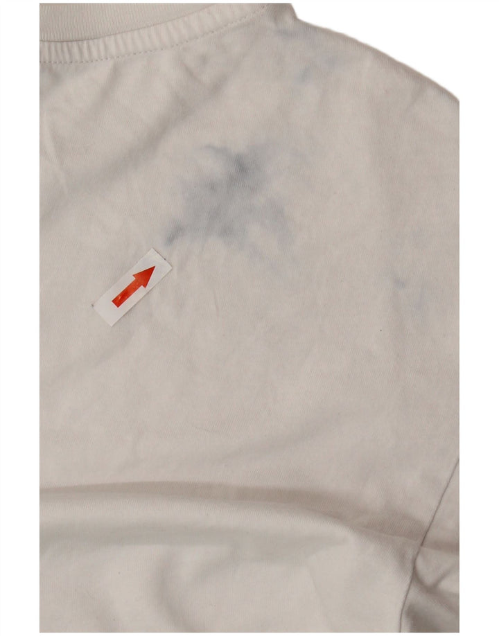 NAPAPIJRI T-Shirt Femme UK 14 Medium Blanc
