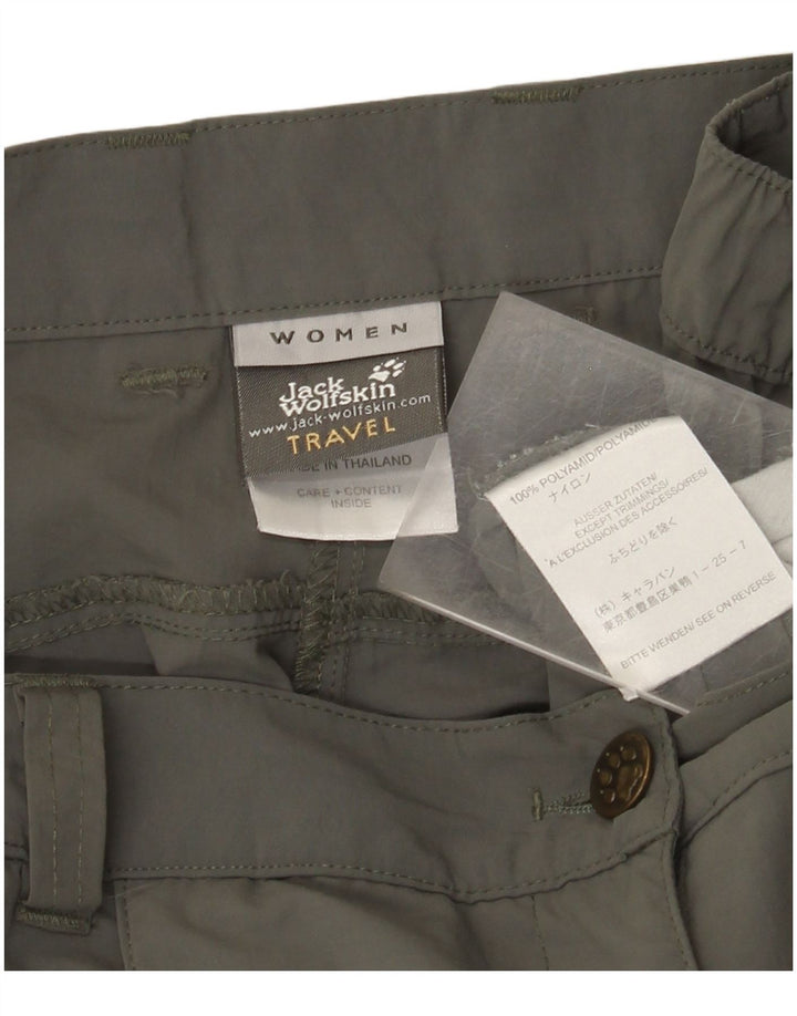 Jack Wolfskin Pantalon Cargo Cargo Femme W32 L23 Kaki Polyamide