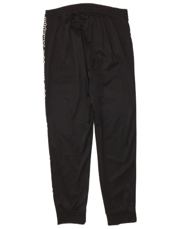 Kappa Pantalon de Survêtement Graphique Homme Joggers Large Noir Polyester