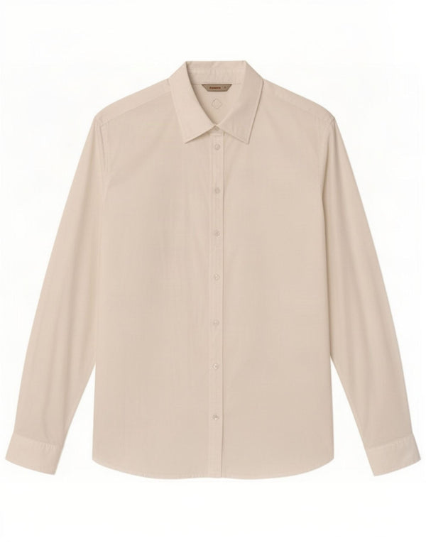Carrera Chemise Femme UK 16 Large Blanc Coton