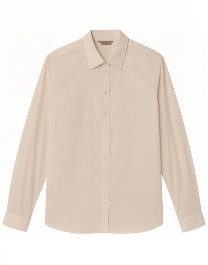 Carrera Chemise Femme UK 16 Large Blanc Coton